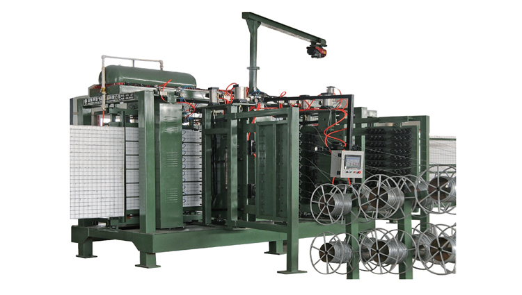 Wire mesh panel production equipment