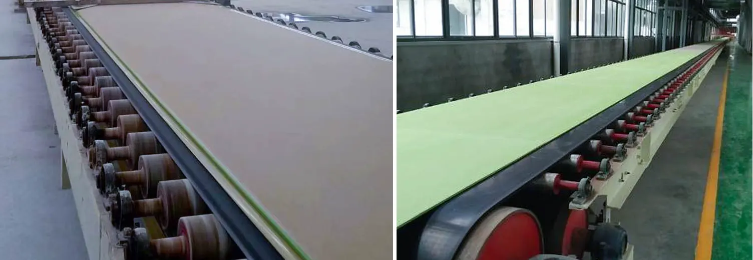 gypsum board forming