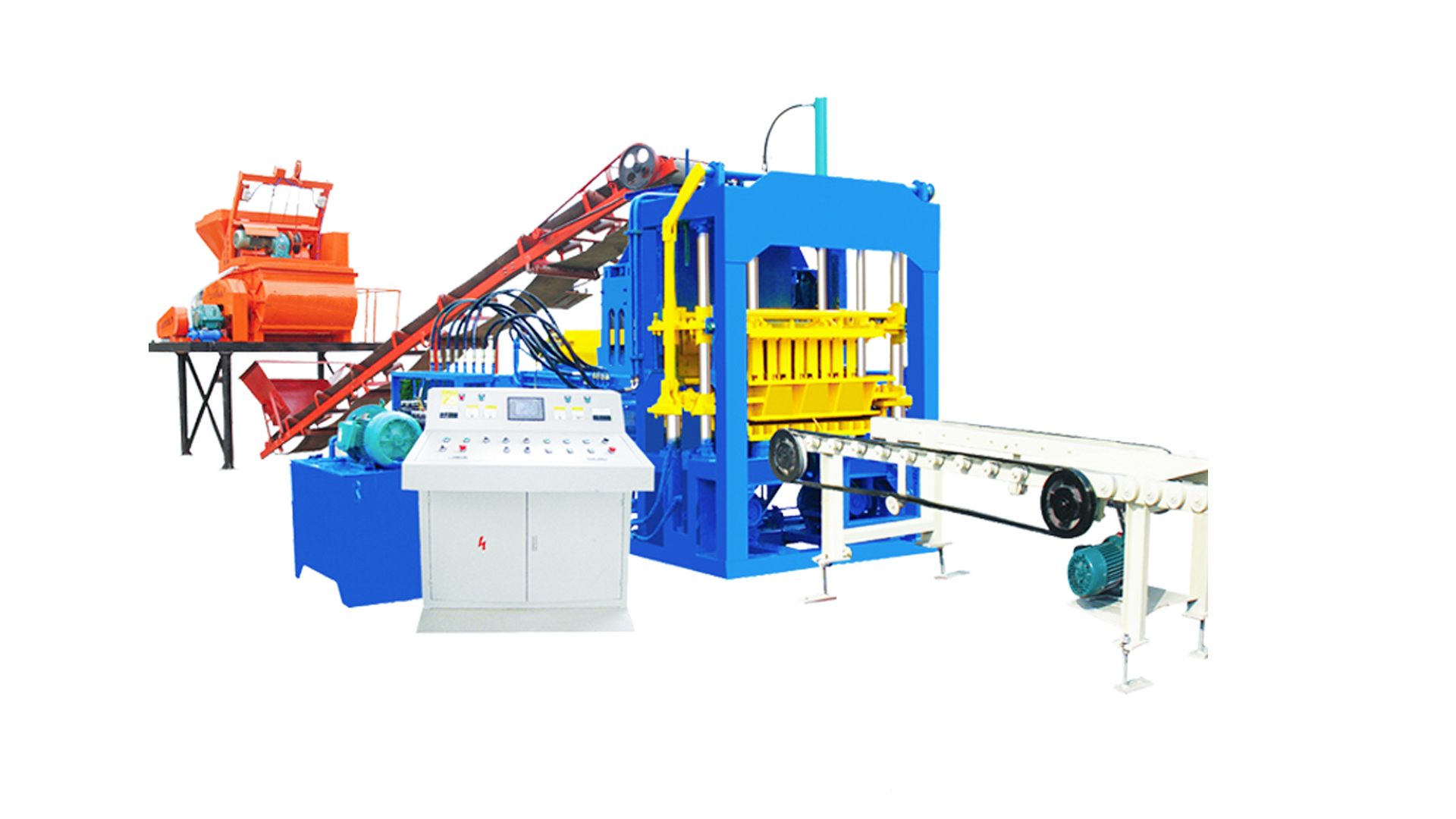 QT4-15 Block Machine Production Line